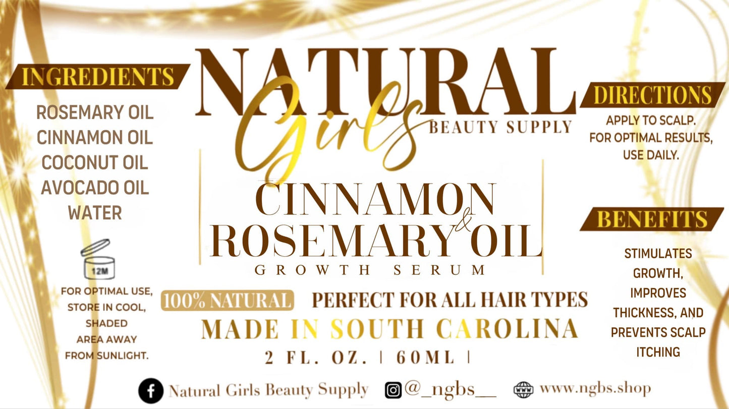 Cinnamon & Rosemary Oil Growth Serum