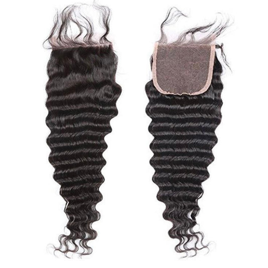 Virgin Hair Deep Wave 4x4 Lace Closure