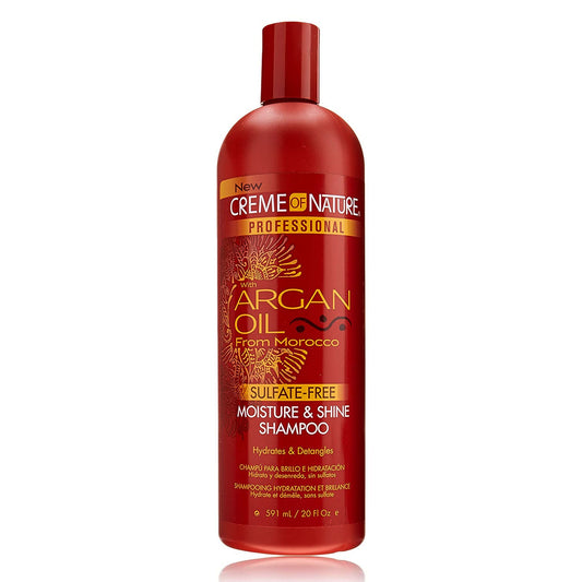 Creme Of Nature Argan Oil Moisture Shine Shampoo Sulfate Free, 20 Oz.