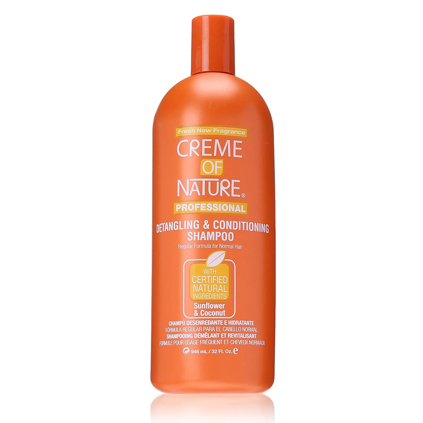 Creme Of Nature Shampoo Sunflower Coconut Reg, 32 Oz.