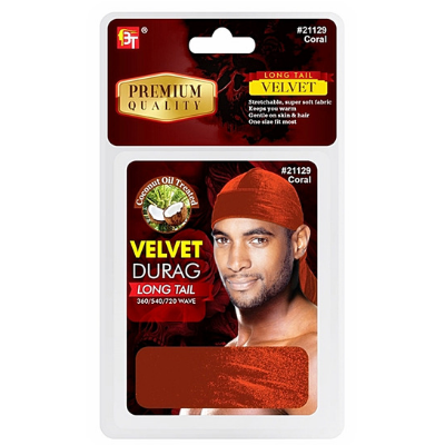 Coconut Velvet Durag Waves