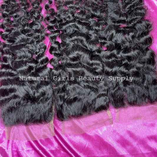 Raw Indian Curly Closure 1PC