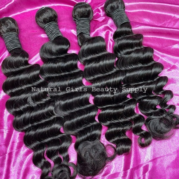 12A Mink Loose Deep Wave 3PCS