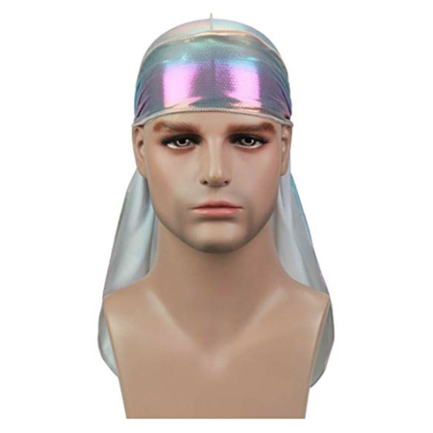 Stretchable Holographic Durag Gold