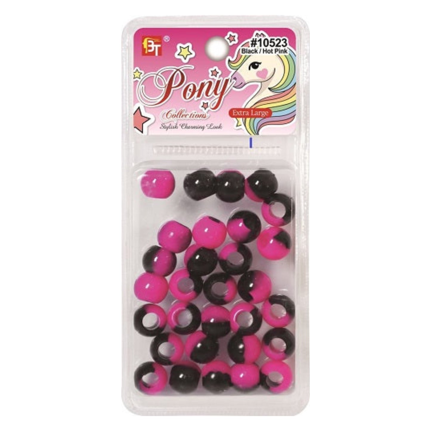 Pony Extra Large Two Tone Round Beads