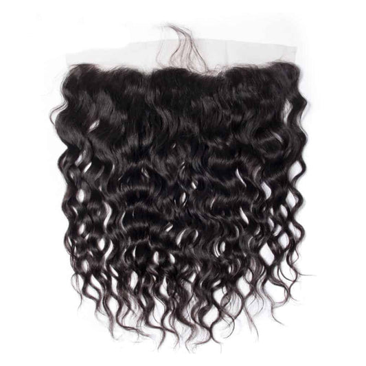 100% Virgin Hair Water Wave 13x4 Lace Frontal