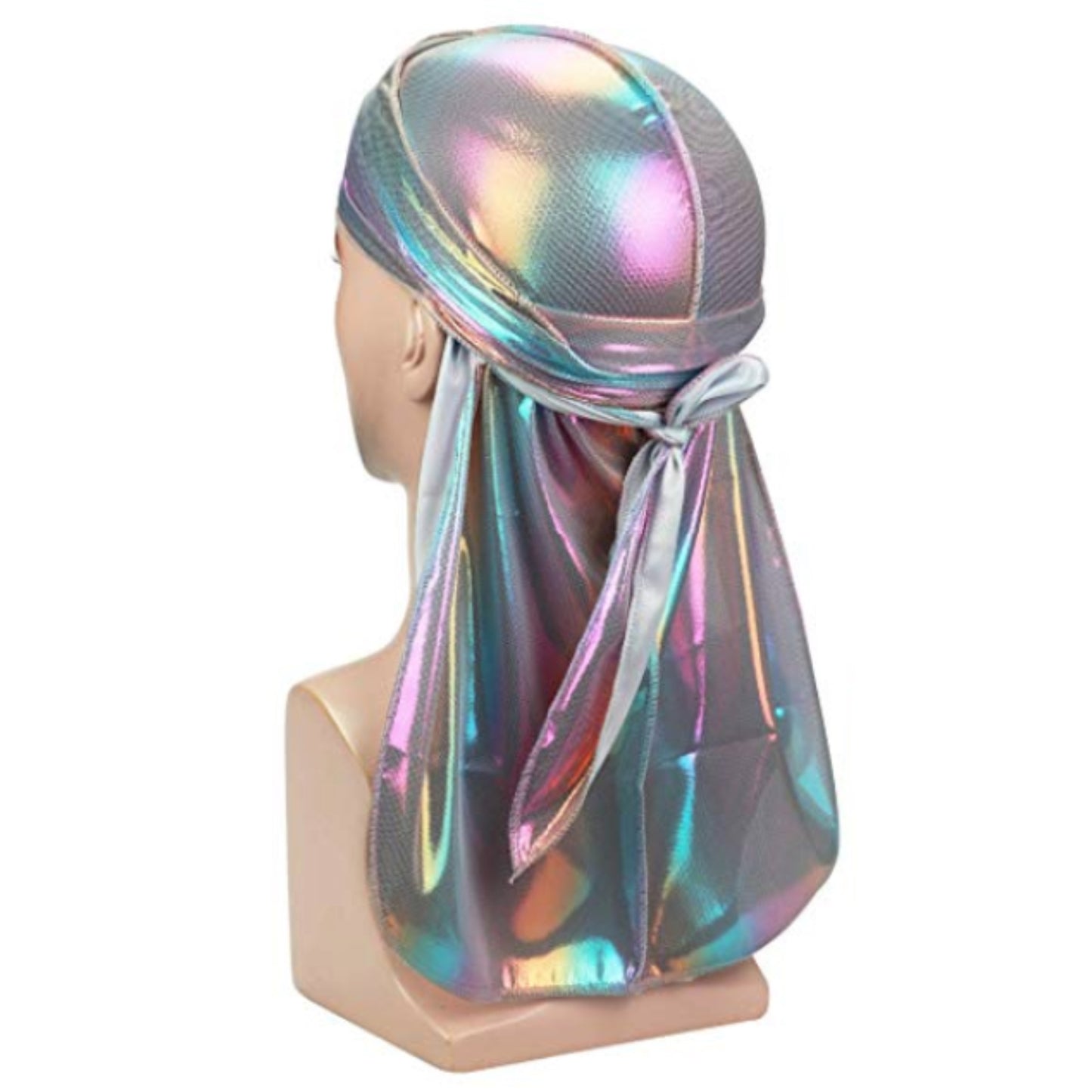 Stretchable Holographic Durag Gold